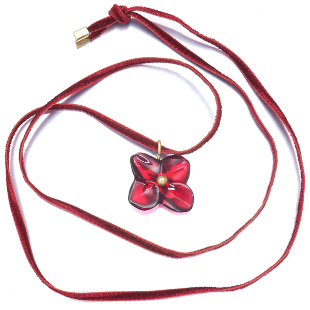 Baccarat - バカラ ネックレス クリスタルガラス オルテンシア