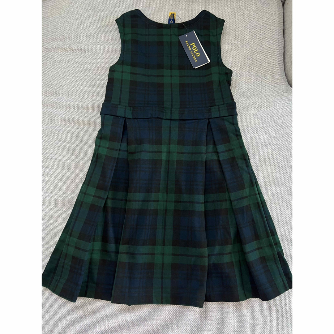 POLO RALPH LAUREN - ラルフローレン 緑×黒 ノースリーブ チェック柄