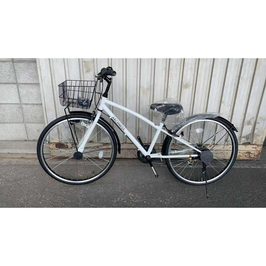 自転車 シティサイクル クロスバイク キッズ ジュニア 24シマノ 6段