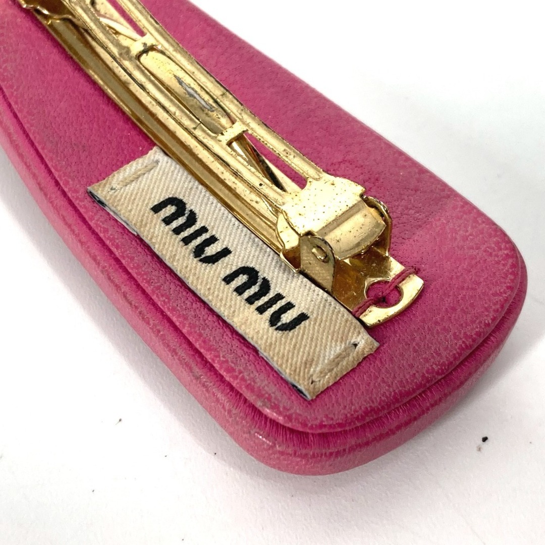 MIU MIU - ミュウミュウ MIUMIU ロゴ ヘアアクセサリー ヘアピン
