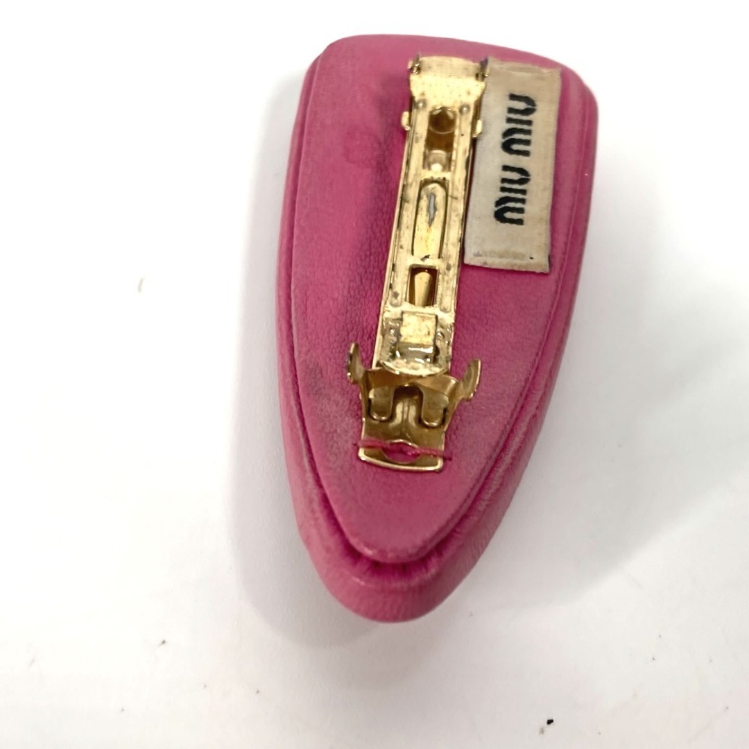 MIU MIU - ミュウミュウ MIUMIU ロゴ ヘアアクセサリー ヘアピン
