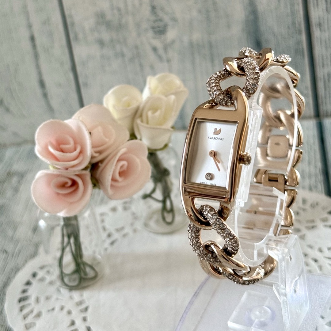 SWAROVSKI - 【希少.】Swarovski スワロフスキー 腕時計 COCKTAIL