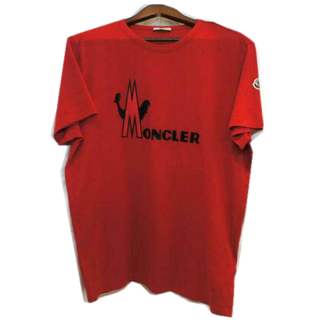 MONCLER モンクレール/MAGLIA T−SHIRS レッドロゴTシャツ/Aランク/92