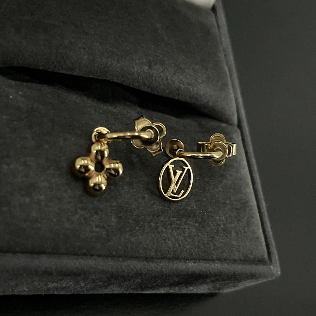 LOUIS VUITTON - 良品 鑑定済み ルイヴィトン ピアス ブックルドレイユ