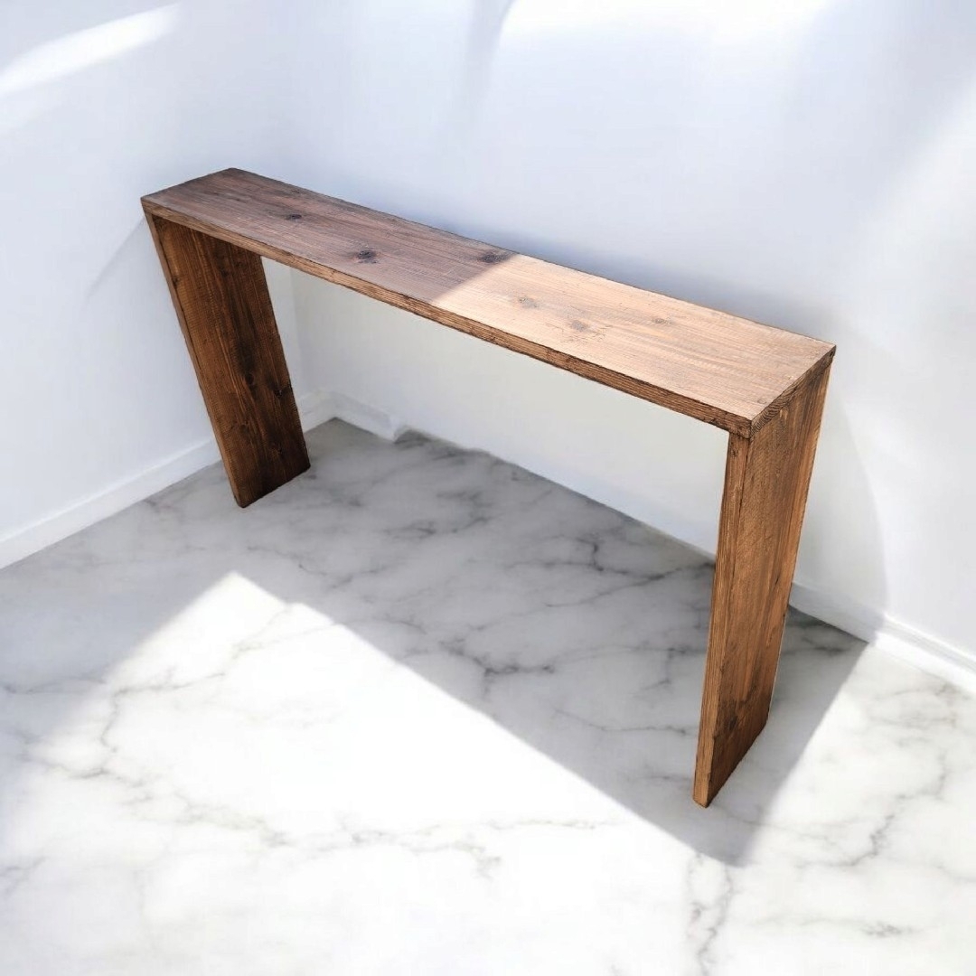 W80タイプ 新生活を彩る/古材風/カウンターテーブル/ サイドテーブル