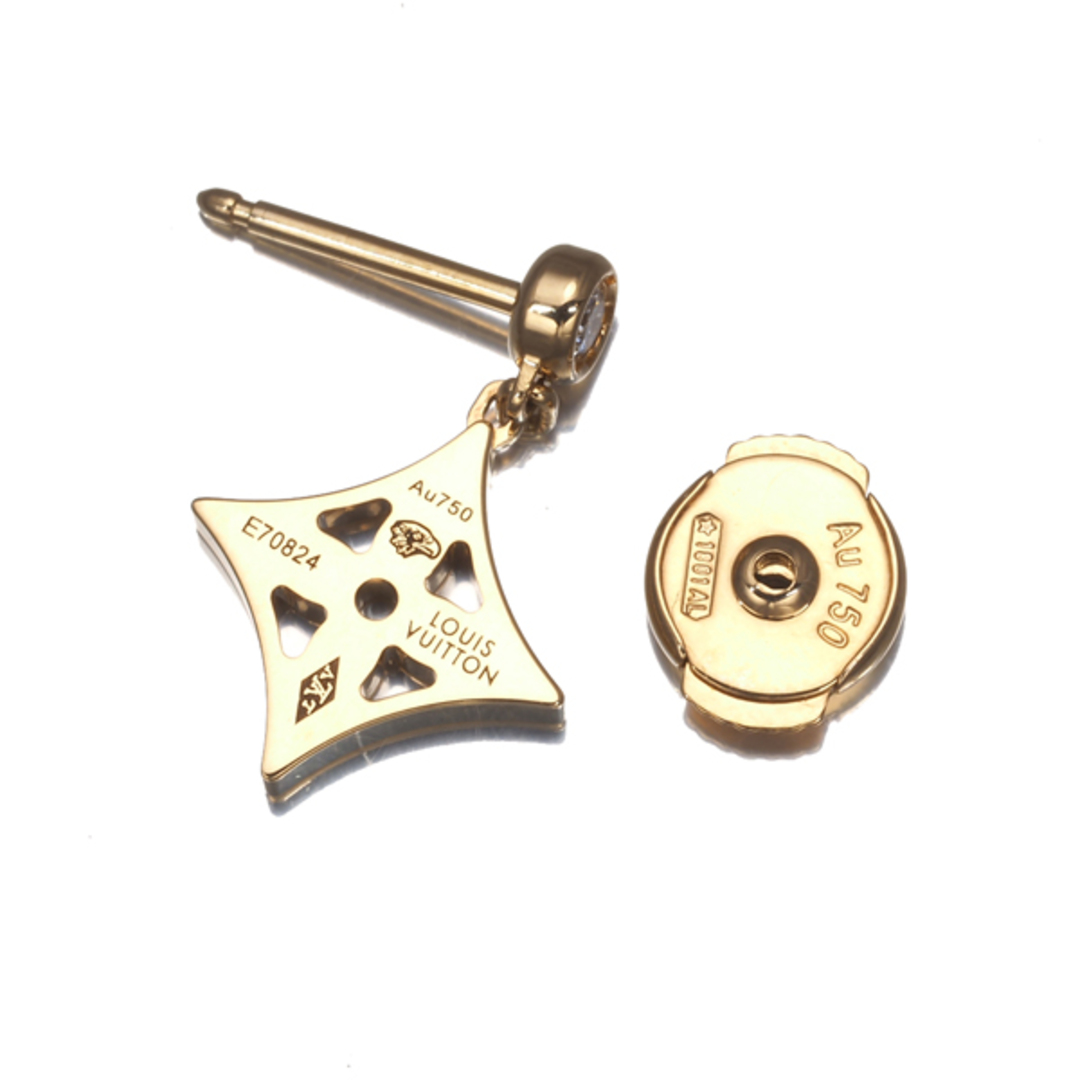 LOUIS VUITTON - ルイヴィトン ピアス ダイヤ ダイヤモンド モノグラム