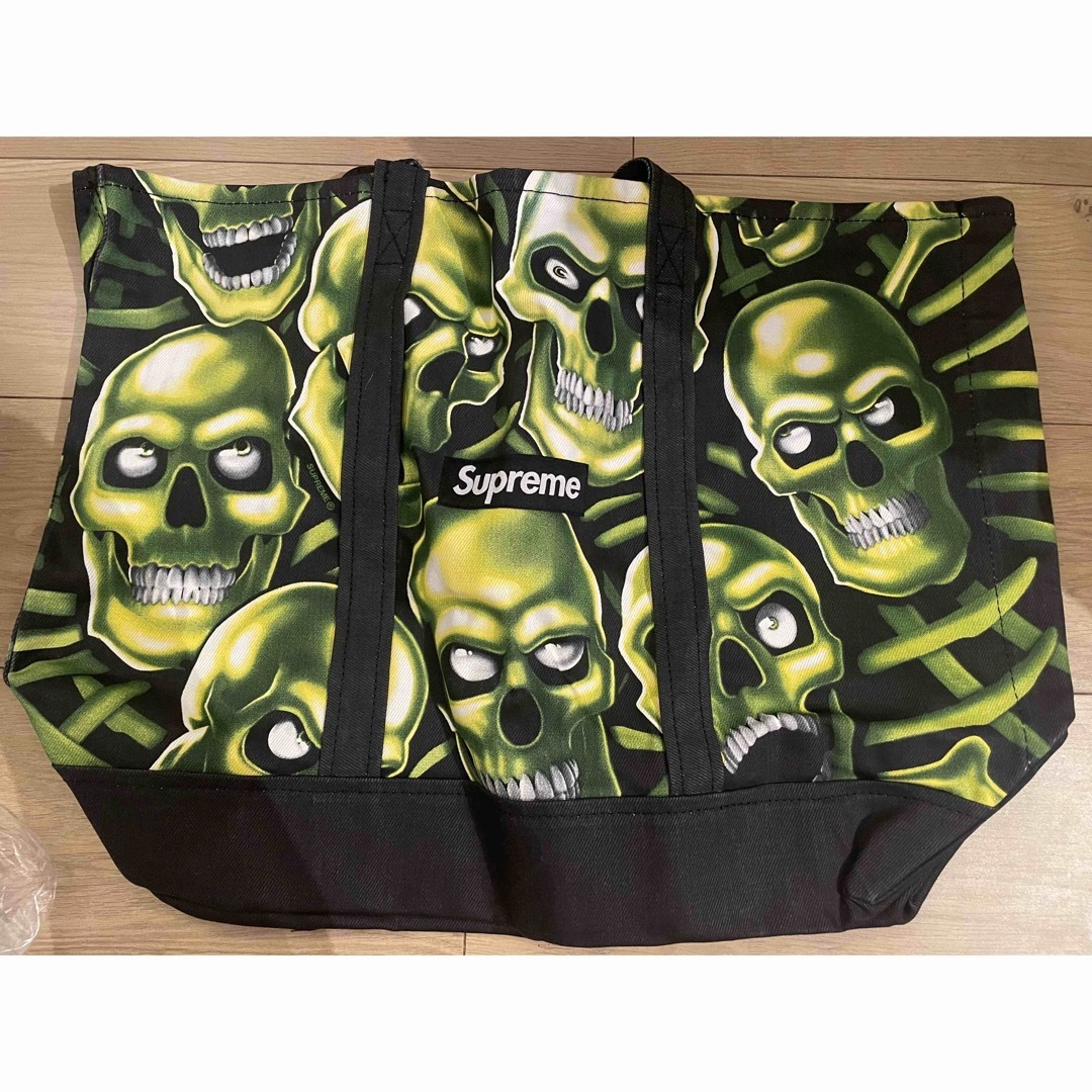 Supreme 18ss Supreme Denim Tote Bag Supreme 18SS Skull Pile Denim