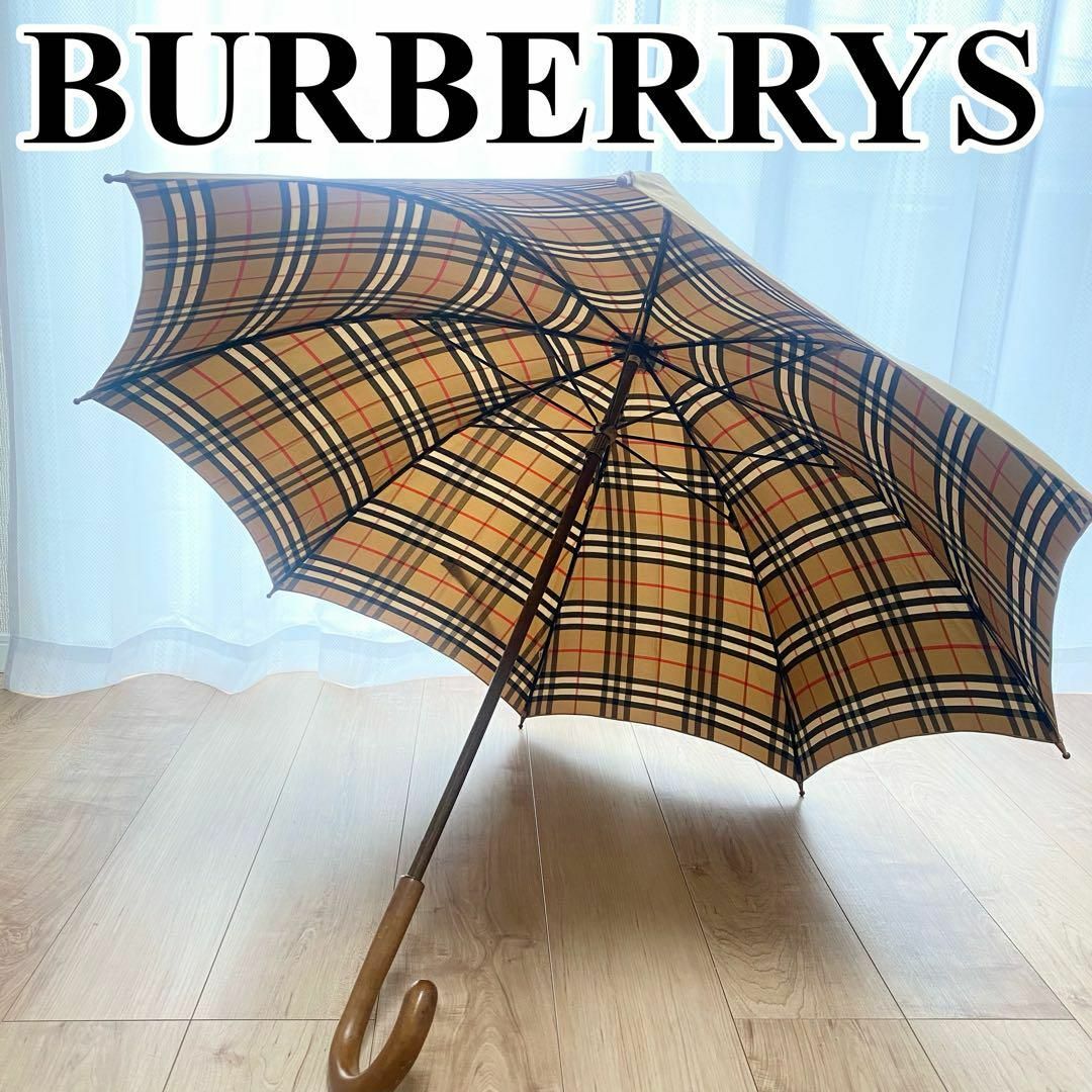 BURBERRY BURBERRY 雨傘 大きめ バーバリー 長傘 大きめ アンブレラ