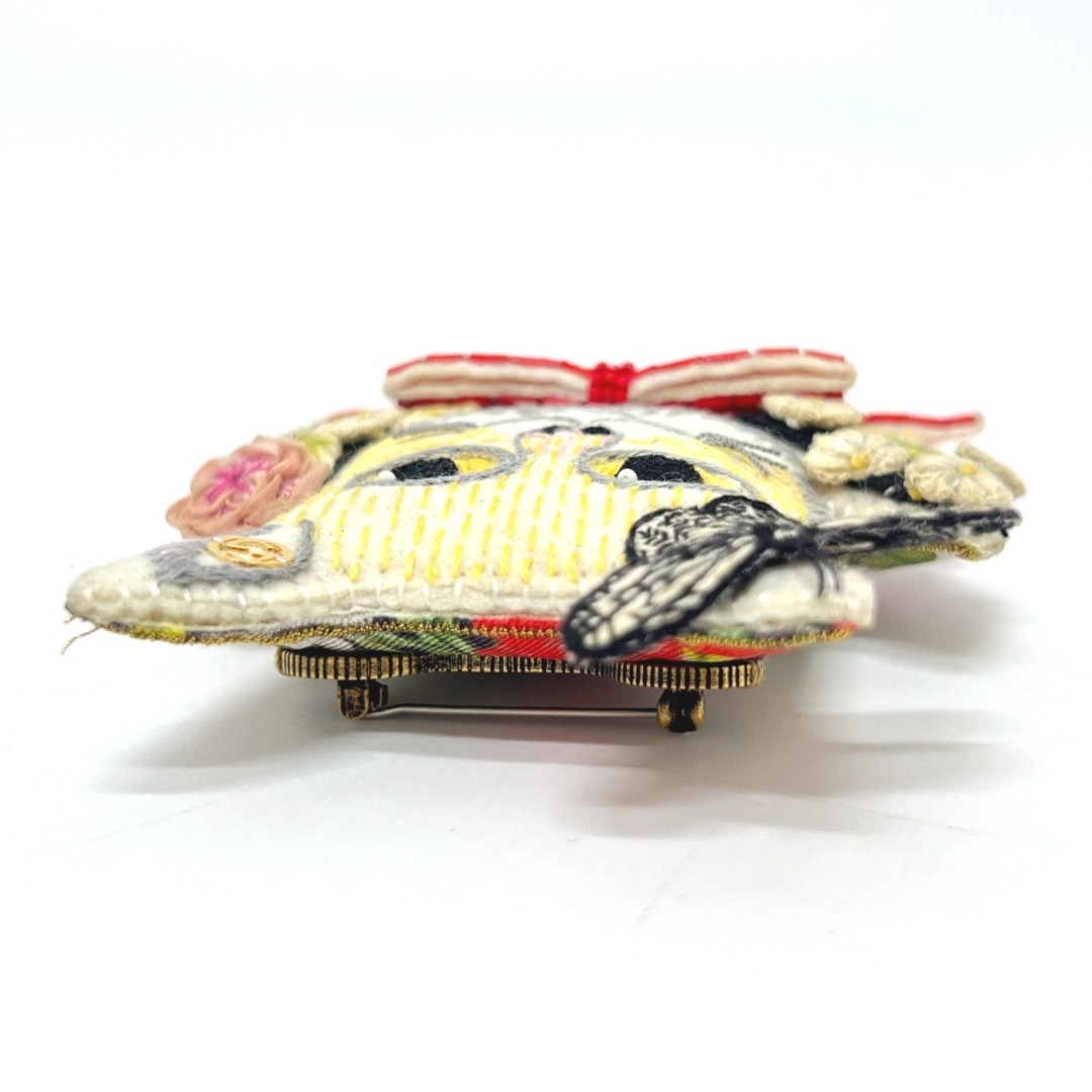 GUCCI - グッチ GUCCI ヒグチユウコ 猫 刺繍 アクセサリー ブローチ