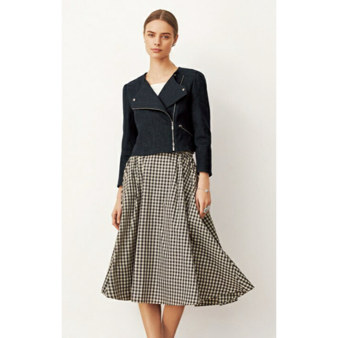 23年完売品 FOXEY NEWYORK マリーザ デニムライダース 43290 23年完売