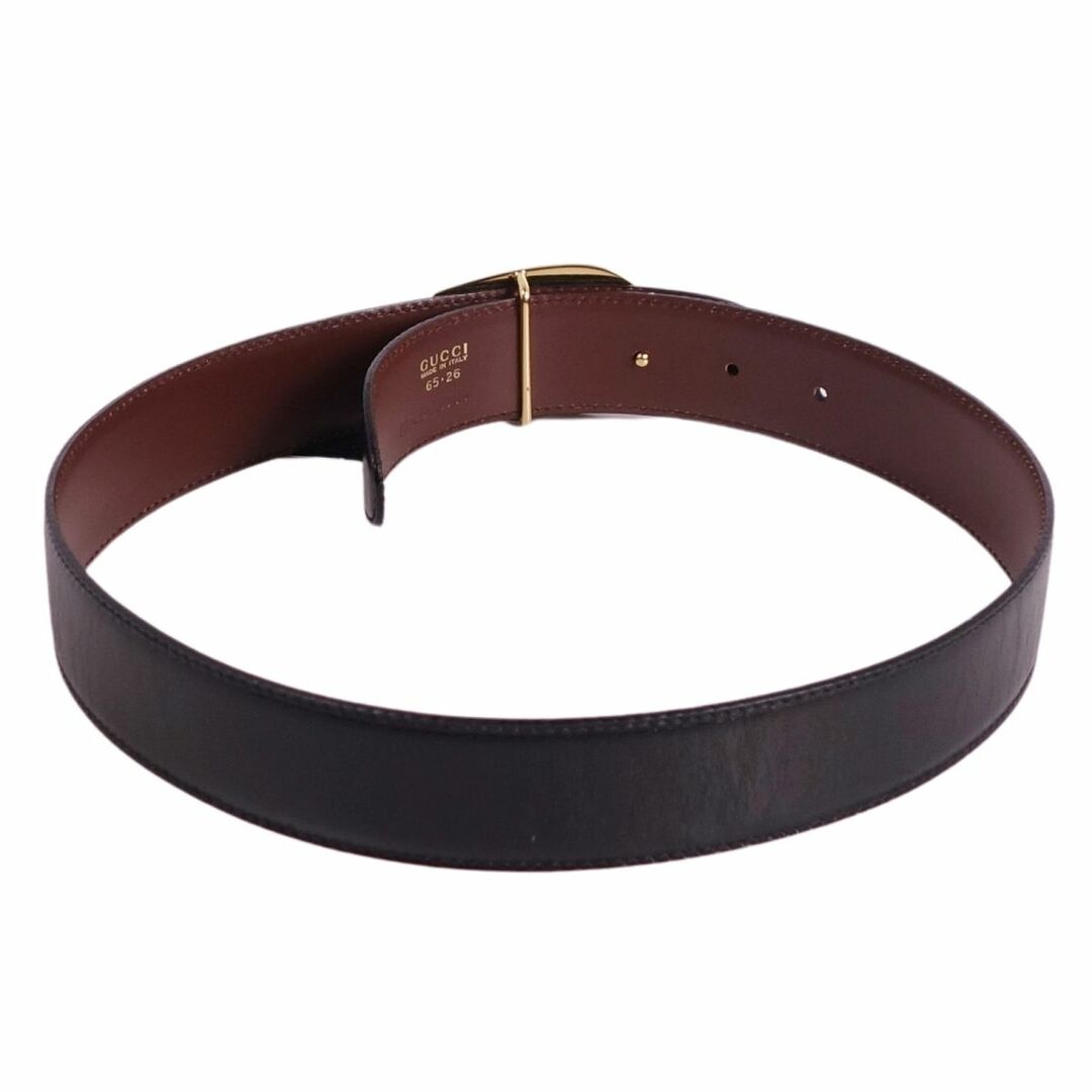 GUCCI - 未使用 Vintage グッチ GUCCI ベルト レザーベルト Gバックル