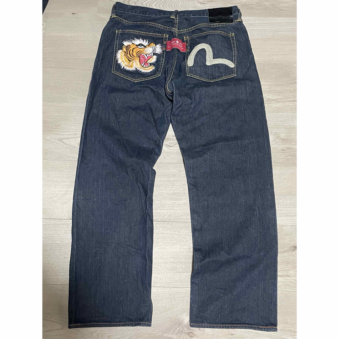 EVISU - サイズ34 刺繍 虎 龍 カモメ 極美品 紫耳 エヴィス エビスの