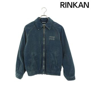 MIU MIU - ミュウミュウ ML1152 ウォッシュド加工コーデュロイブルゾン