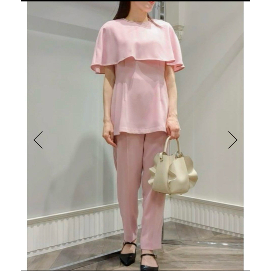 CELFORD - CELFORD（セルフォード）ケープブラウスセットアップ ピンク