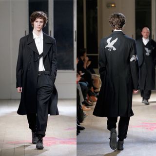 Yohji Yamamoto - Yohji Yamamoto 19aw ガンフラップ スタンドカラー