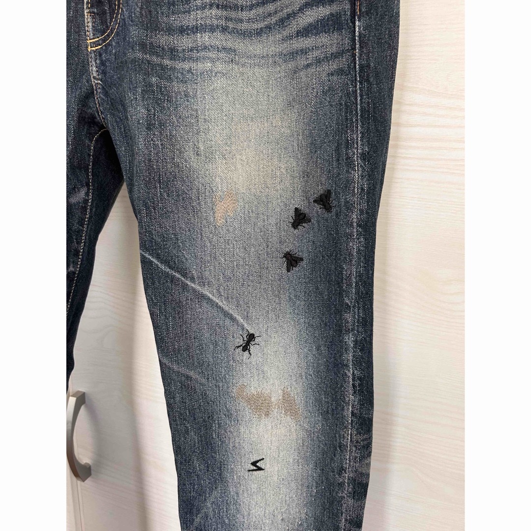 UNDERCOVER - UNDERCOVERISM06AW GURUGURU期 蜘蛛刺繍デニムサイズ4の