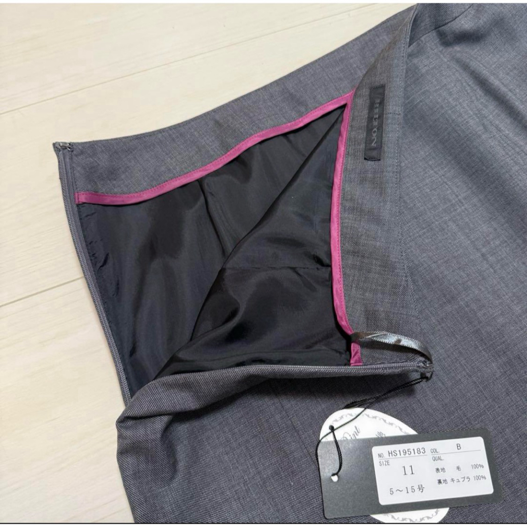 洋服の青山 - 洋服の青山Hiltonスーツ スカート11号 【新品未使用】の