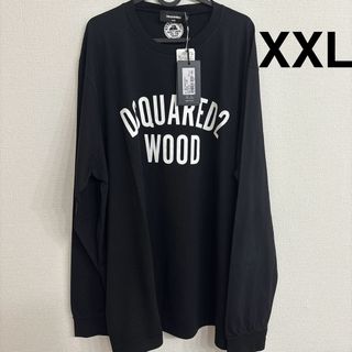 DSQUARED2 - 黒 XXLサイズ DSQUARED2 WOOD ロンTの通販 by SNOOPY's