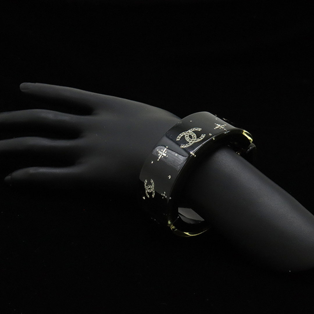 CHANEL シャネル バングル ブレスレット ココマーク ラインストーン