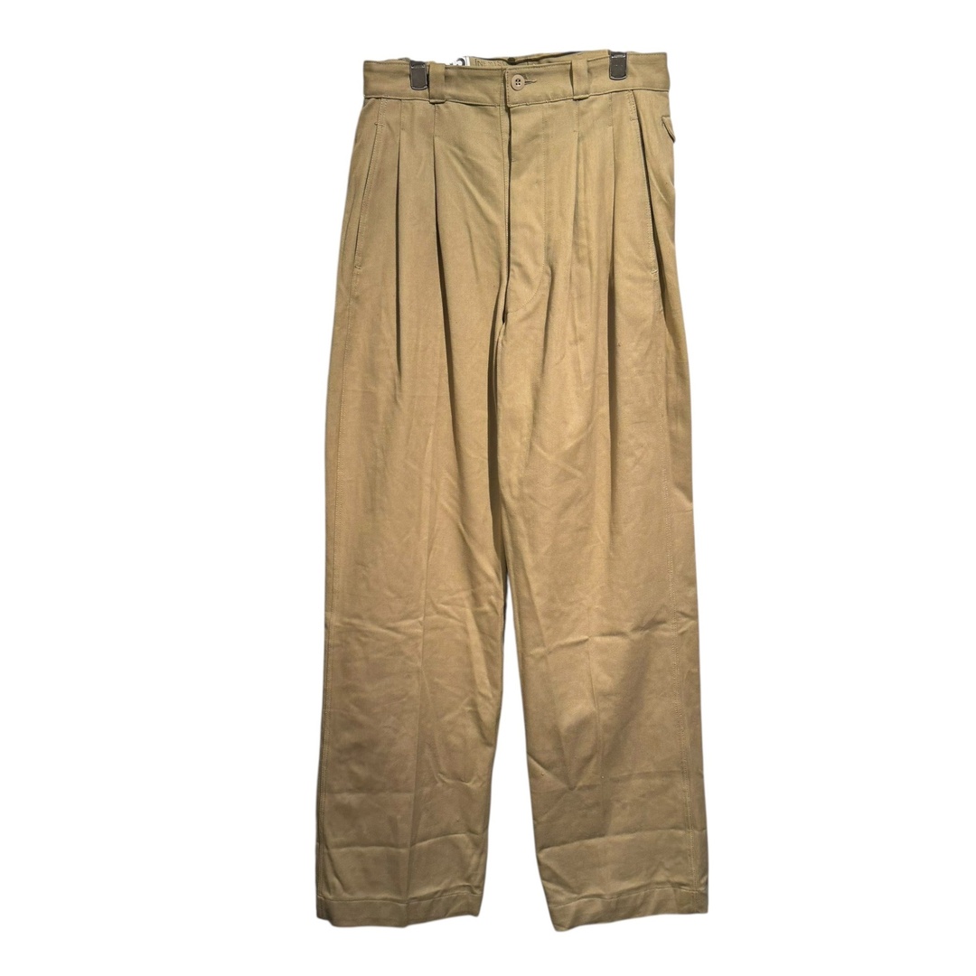MILITARY - 古着 □□ ⑤ 57年製 フランス軍 M52 チノトラウザー ユニ