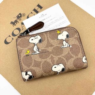 COACH - 【COACH X PEANUTS】キー ケース！シグネチャー！スヌーピーの