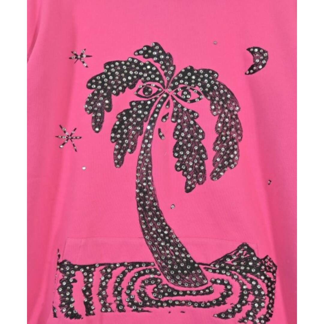 CELINE - CELINE セリーヌ パーカー XS ピンク 【古着】【中古】【送料