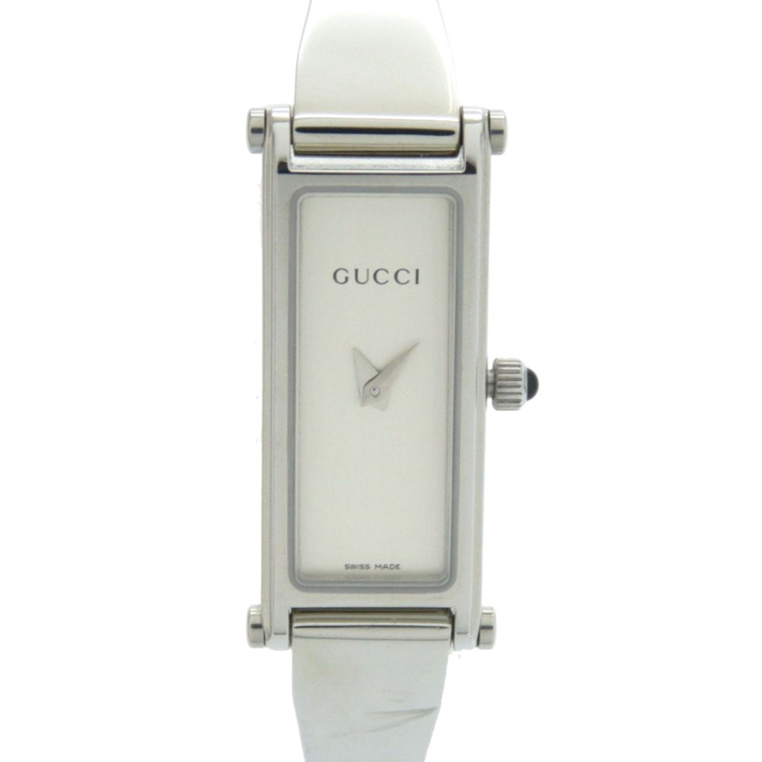 GUCCI - 美品 グッチ 1500L SS シルバー クオーツ 腕時計 1484【中古
