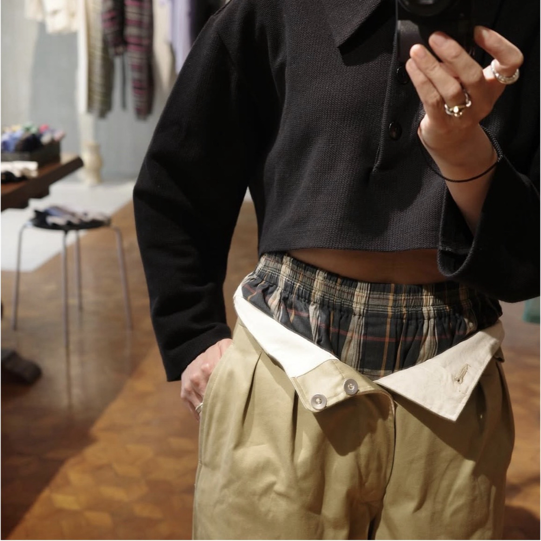 FUMIKA_UCHIDA - FUMIKA UCHIDA PLAID TRUNK SHORTS ショートパンツの
