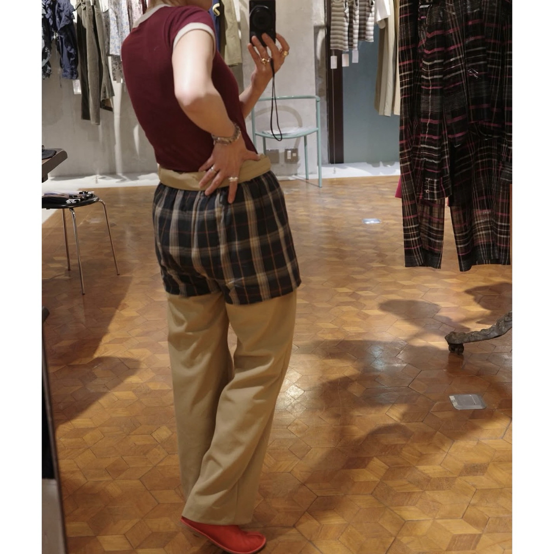 FUMIKA_UCHIDA - FUMIKA UCHIDA PLAID TRUNK SHORTS ショートパンツの