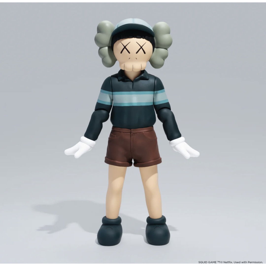 カウズ x イカゲーム チョルス Chul-Su Figure Colored