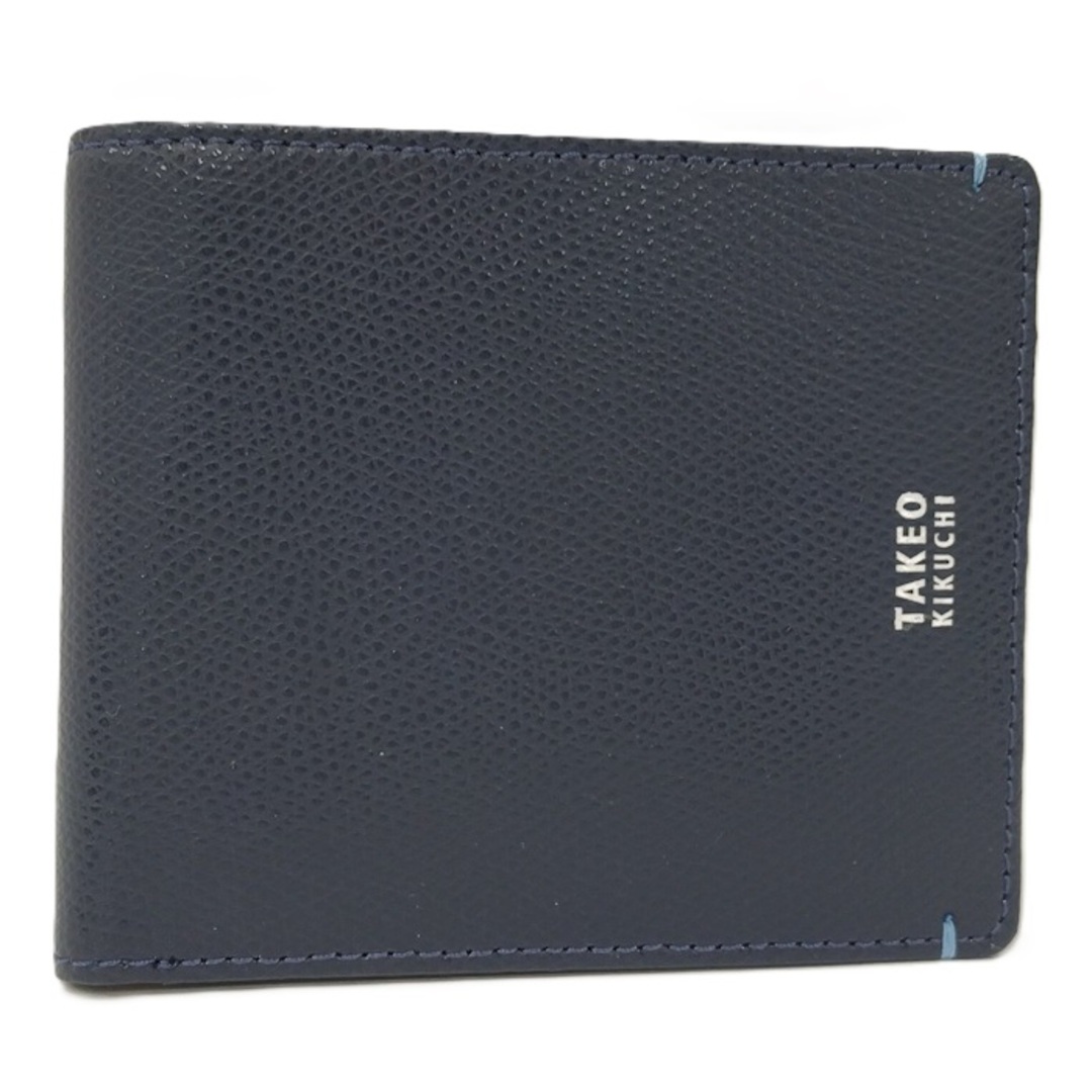 タケオキクチ 二つ折り財布 ネイビーの通販 by サカイのリサイクル