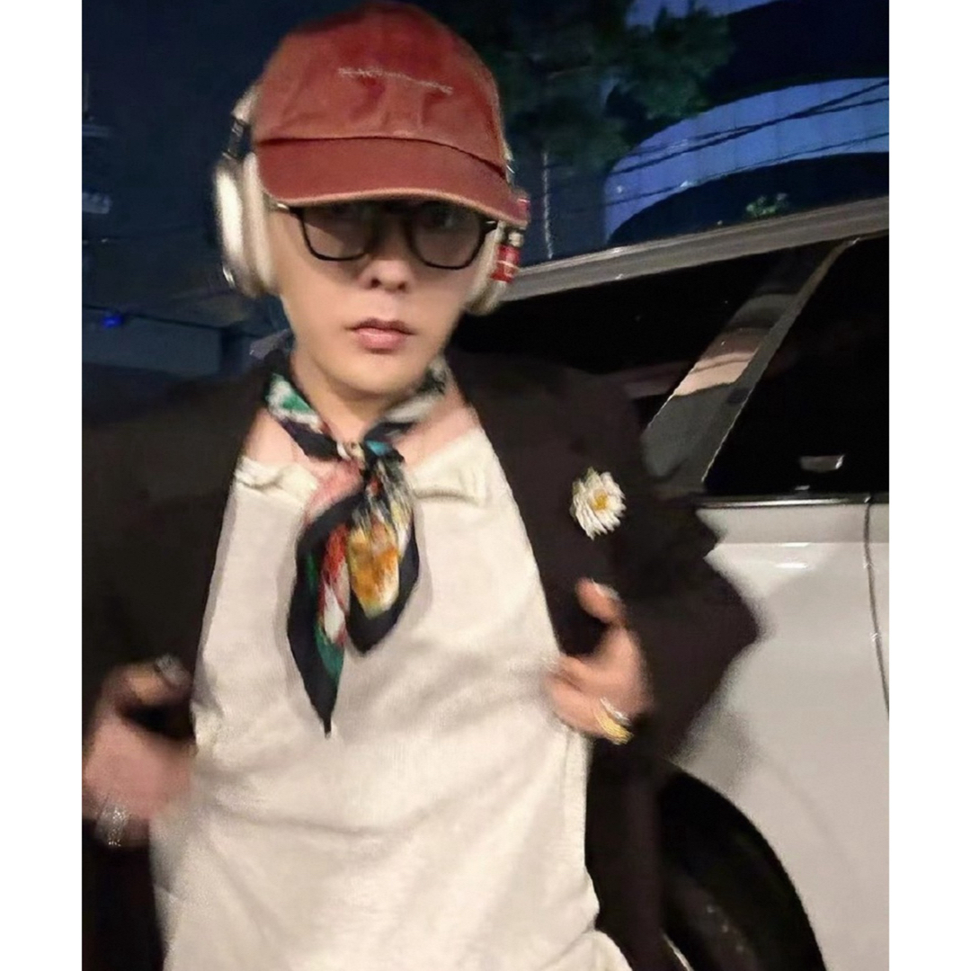 G-DRAGON ジードラゴン ジヨン GD キャップ 赤 BIGBANGの通販 by