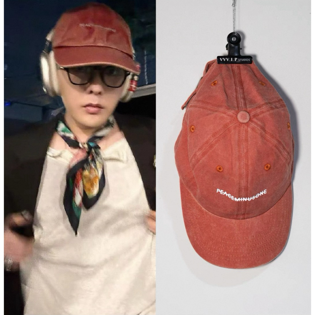 G-DRAGON ジードラゴン ジヨン GD キャップ 赤 BIGBANGの通販 by