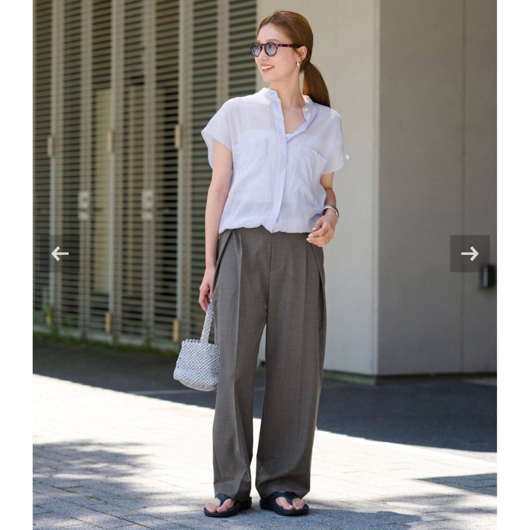 FRAMeWORK - キャップスリーブドロストシャツ［サックスブルー］の通販