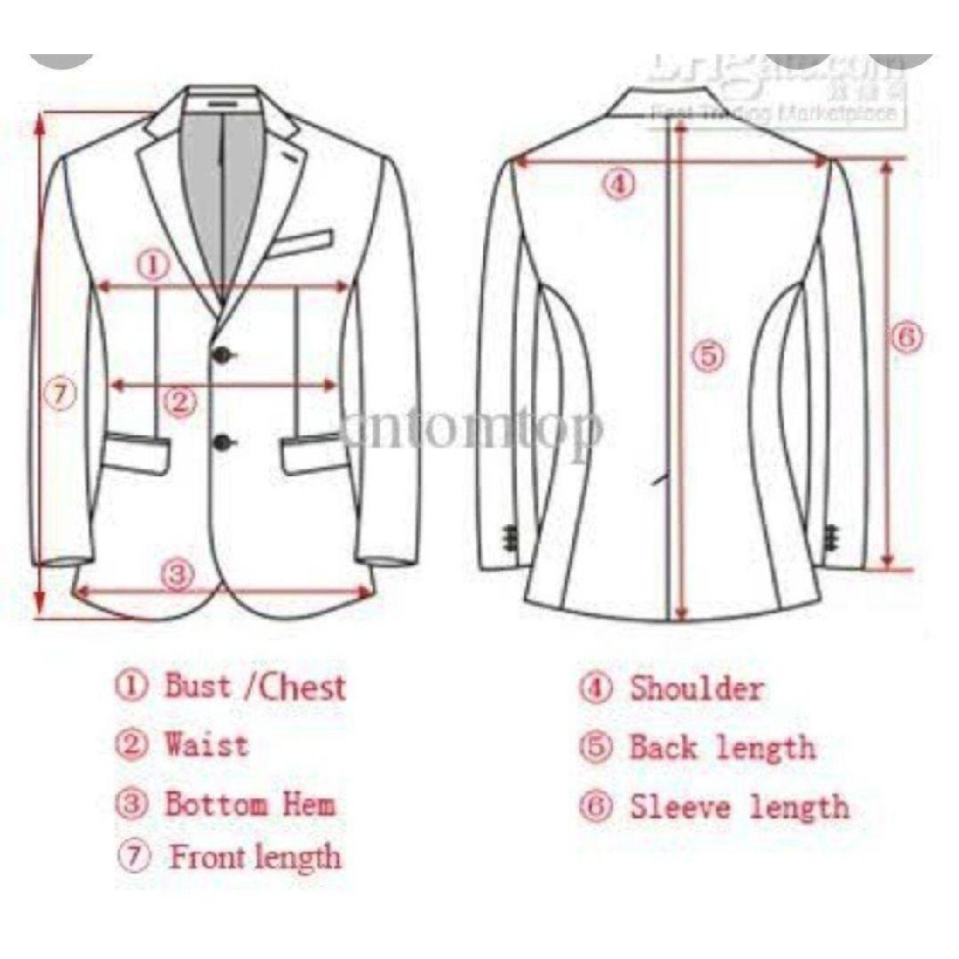 3Pメンズスーツ 3ボタン Double Back Slitの通販 by Jah-jireh's shop