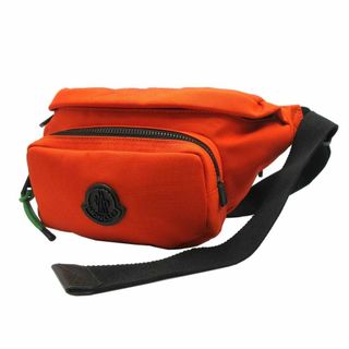 モンクレール durance オレンジ ボディバッグ フロントポケット付き