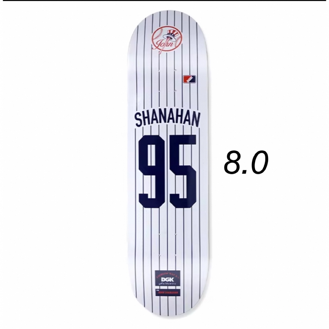 DGK - DGK JOHN SHANAHAN スケボー スケートボード デッキ 8インチの