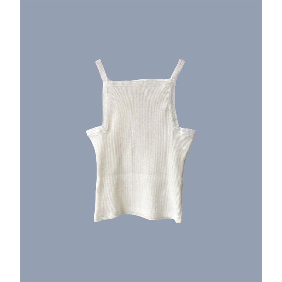 FUMIKA_UCHIDA - FUMIKA_UCHIDA EYELET RIB STITCH CAMISOLEの通販 by