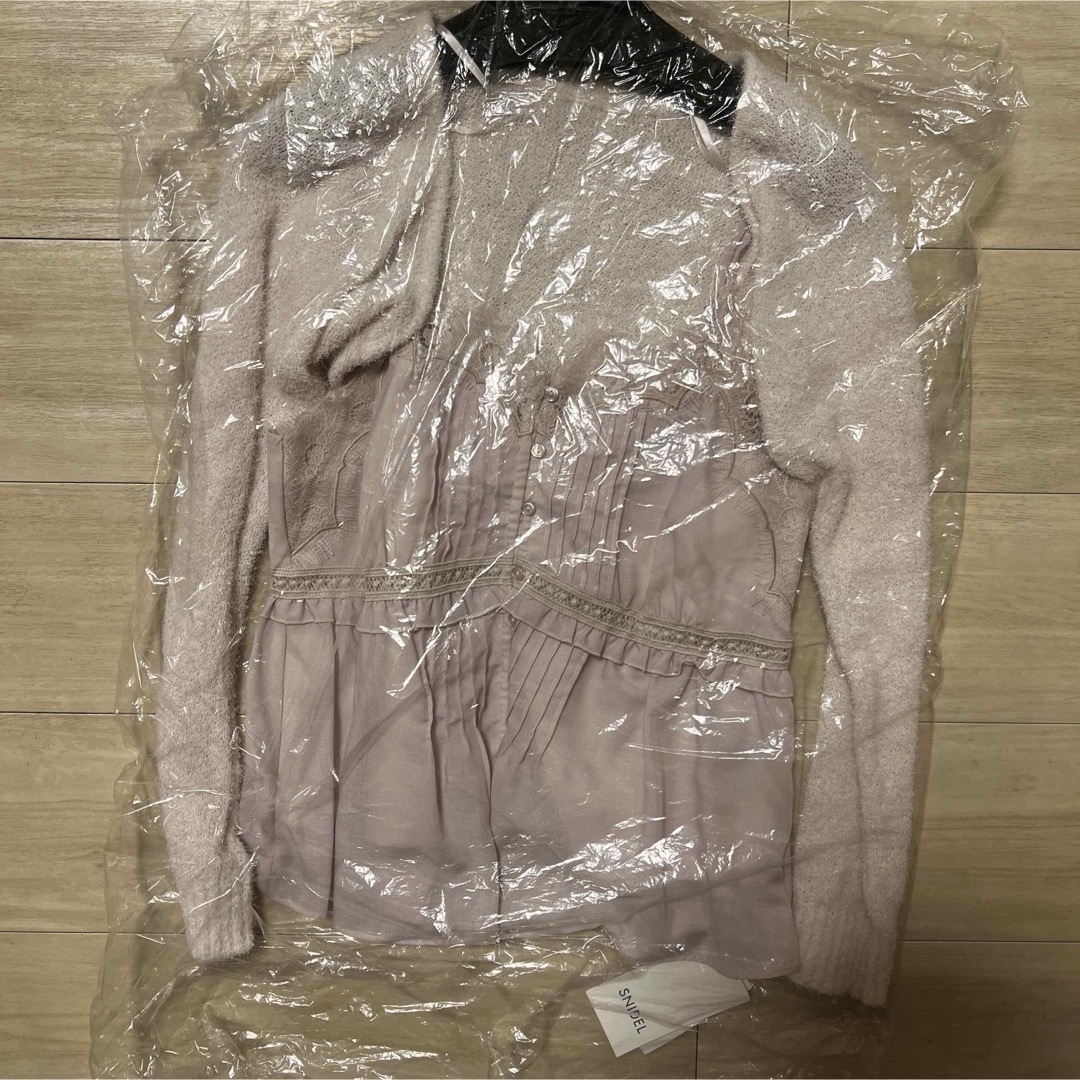 SNIDEL - ボレロ×レースキャミセットアップ （CORAL）の通販 by