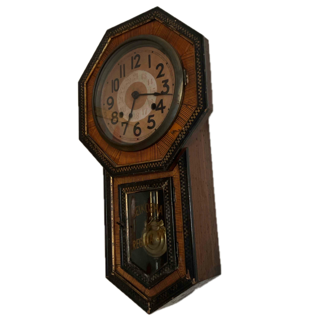 SEIKO - 大正 昭和 レトロ 精工舎 八角 ゼンマイ 掛け時計 レアの通販