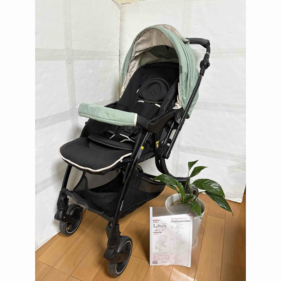 リコール交換済 ピジョン ランフィ リノンRA8L ベビーカー pigeon