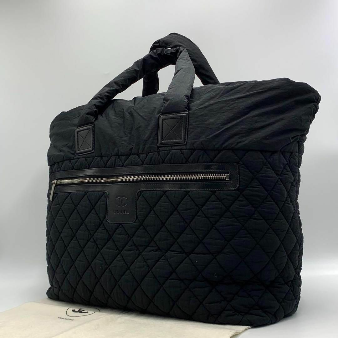 CHANEL - ［美品］CHANEL コココクーンTGM トートバッグ ブラック
