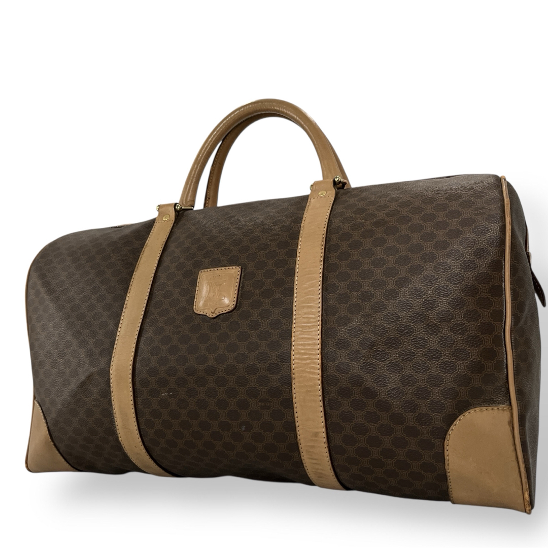 CELINE - 当時物 オールド セリーヌ ボストンバッグ マカダム柄