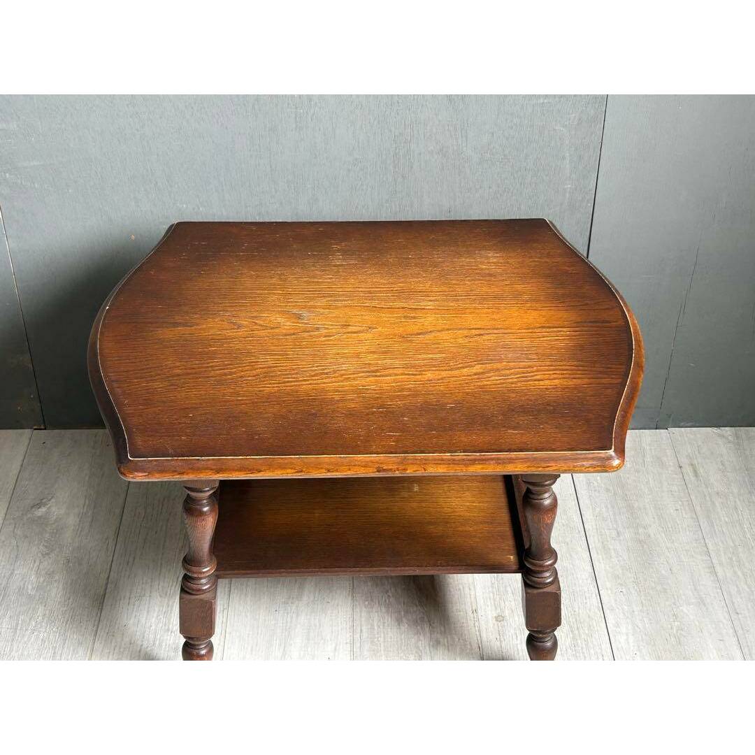 アンティーク 飛騨産業 サイドテーブル キツツキ 和風 キツツキマーク