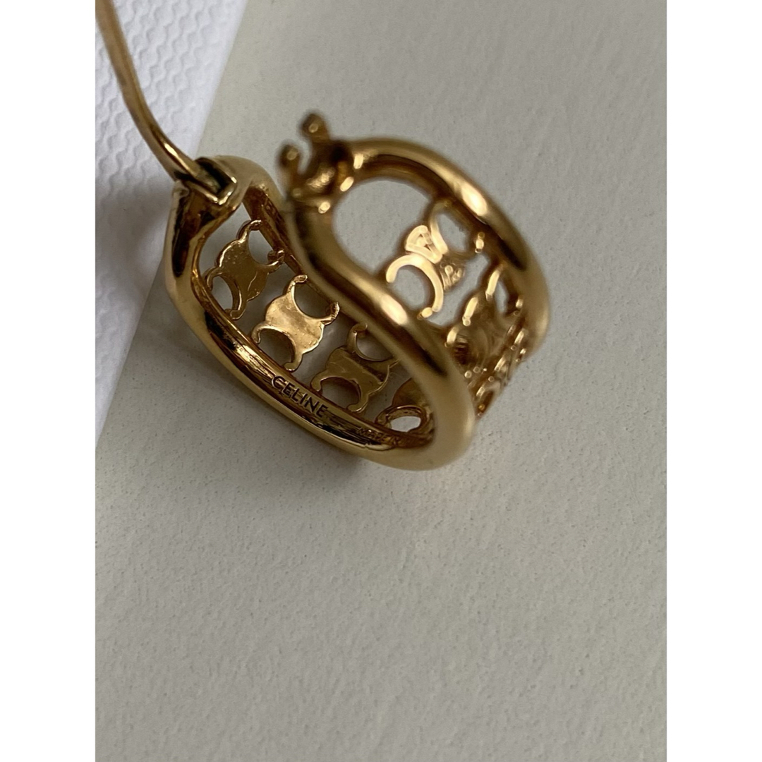 CELINE - セリーヌ美品☆トリオンフ マルチフープ ゴールド