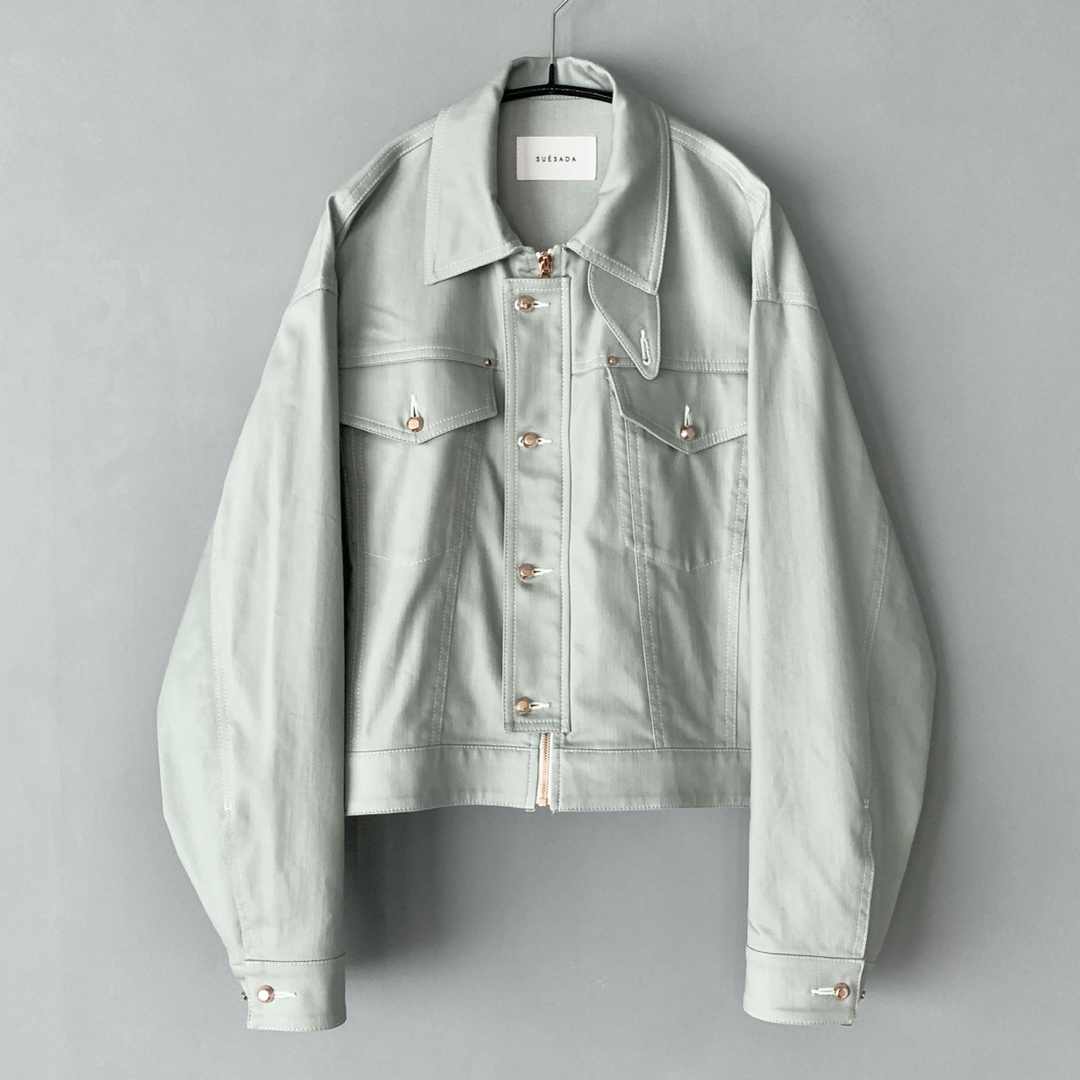 SUESADA デニムジャケット ブルゾン ミント スエサダ 23SS定価6万円