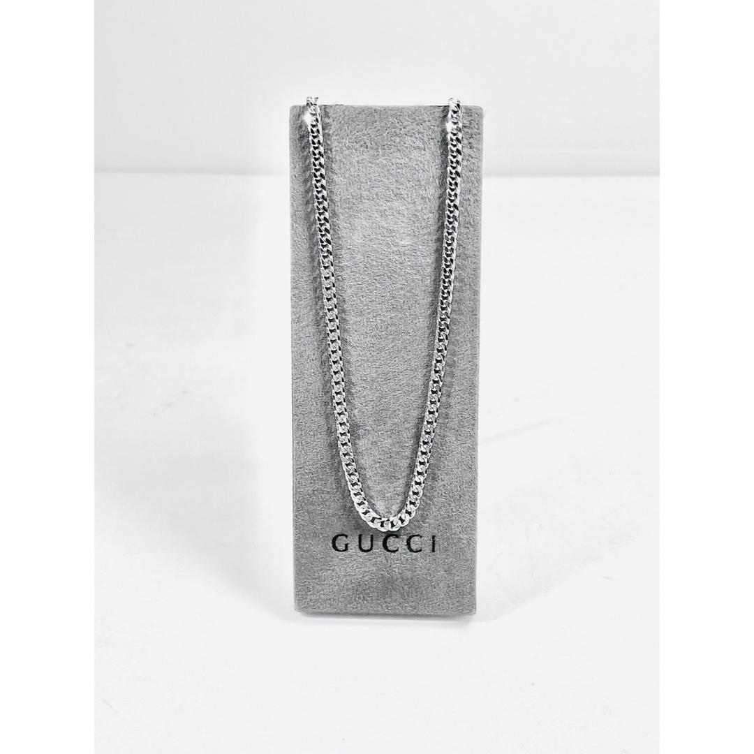 超美品GUCCI 喜平チェーン ネックレス 男女兼用 SV925