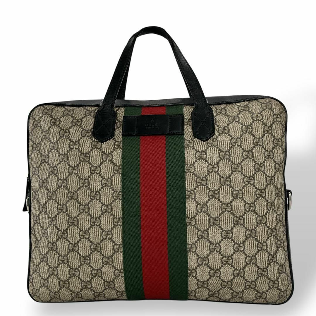 GUCCI - グッチ シェリーライン 2way ブリーフケース ビジネスバッグ