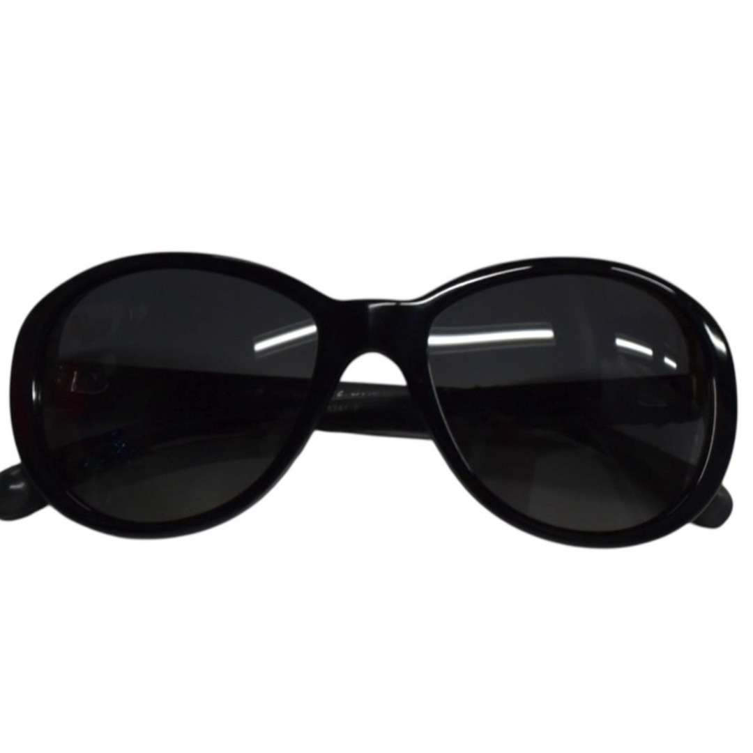 CHANEL - CHANEL シャネル ツイード サングラス ブラック プラスチック