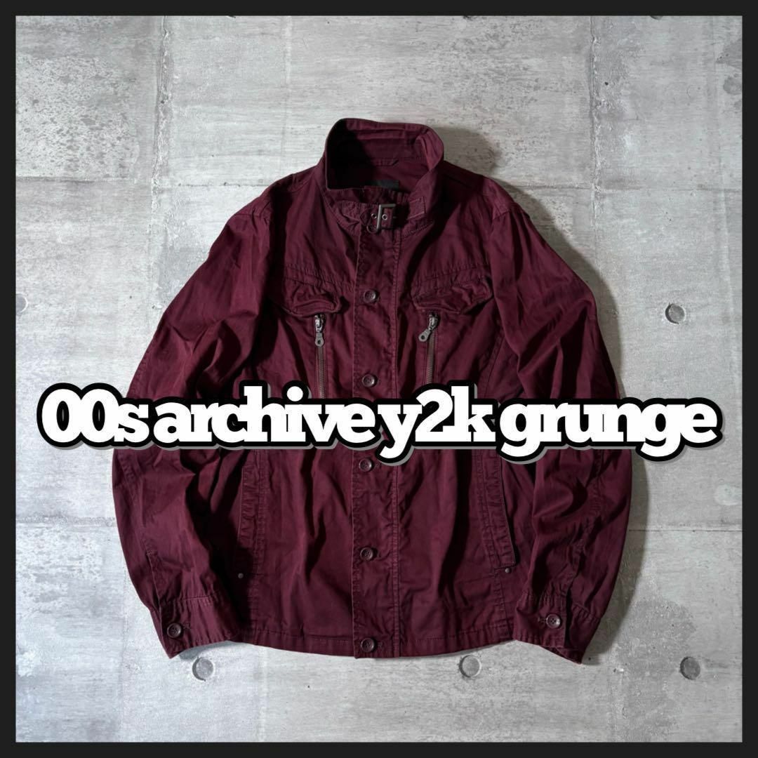 y2k grunge tracker jacket 00s archiveの通販 by 🏝🏄‍♂️🌊｜ラクマ